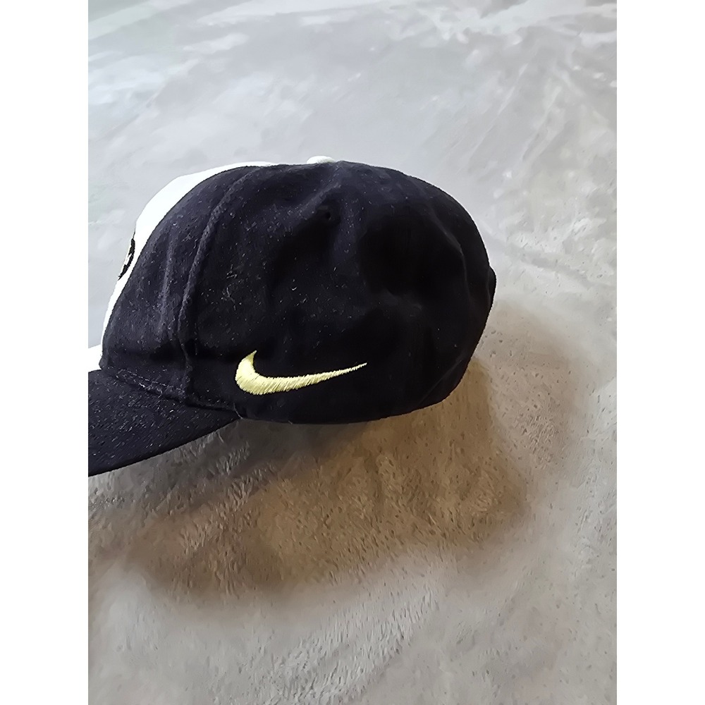 Vintage Nike Colorado Buffaloes Hat Cap Black White Strapback 90s - Picture 4 of 9